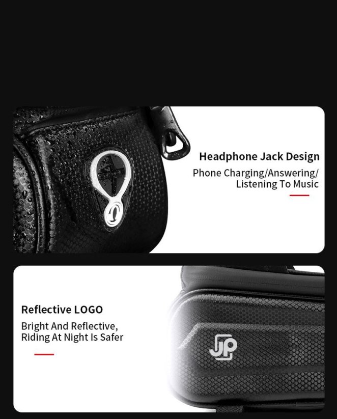 JP Waterproof Frame Bag BB02, Black