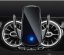 JP Holder with Wireless Charging, Automatic Sensor, and Magnetic Adapters CH01, Qi, 15W, Black