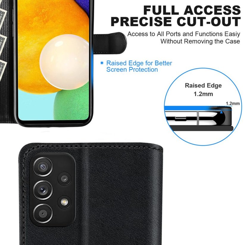 JP Wallet pouzdro, Samsung Galaxy A52, černé