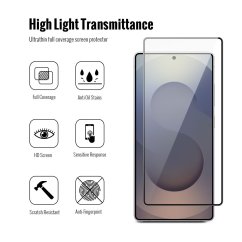 JP 5D Combo pack, Sada 2 5D tvrzených skel a 2 sklíček na fotoaparát, Samsung Galaxy S26 Ultra