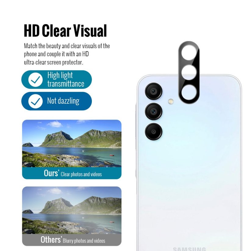 JP Combo pack, Sada 2 tvrzených skel a 2 sklíček na fotoaparát, Samsung Galaxy A26