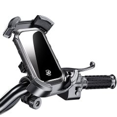 JP univerzální držák telefonu na řídítka kola a motocyklu, BH04, černý