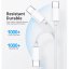 JP USB-C to USB-C Cable, PD 60W, QC 4.0, 3A, 480Mb/s, White, 2 Meters