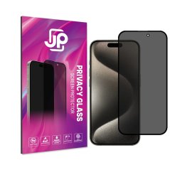 JP Privacy Tvrzené sklo, iPhone 16 Plus, černé