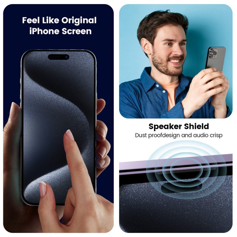 JP SimpleFlow Tempered Glass with Easy Application, Samsung Galaxy S24