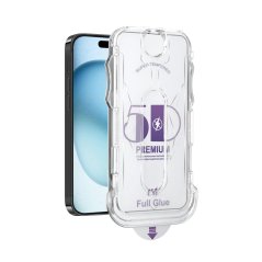 JP DustFree 5D Tempered Glass, iPhone 15