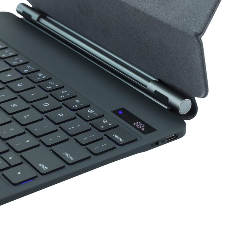 JP Magnetic Keyboard MK01 pouzdro na tablet s displejem, iPad Pro 11 2018 / 2020 / 2021 / 2022, iPad Air 4 10.9 2020 / Air 5 10.9 2022 / Air 6 11 2024 / Air 7 11 2025 / Air 8 11 2026, černé