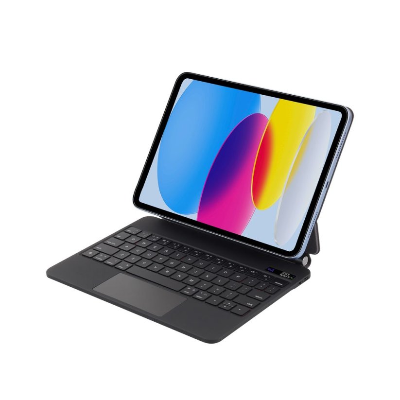 JP Magnetic Keyboard MK01 Tablet Case with Display, iPad 10.9 2022 (iPad 10), Black