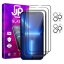 JP Full Pack Tvrzených skel, 2x 3D sklo s aplikátorem + 2x sklo na čočku, iPhone 13 Pro MAX