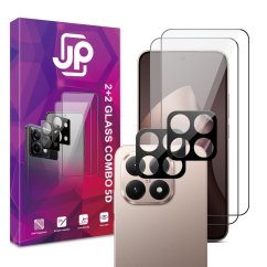 JP 5D Combo pack, Sada 2 5D tvrzených skel a 2 sklíček na fotoaparát, Xiaomi 15T