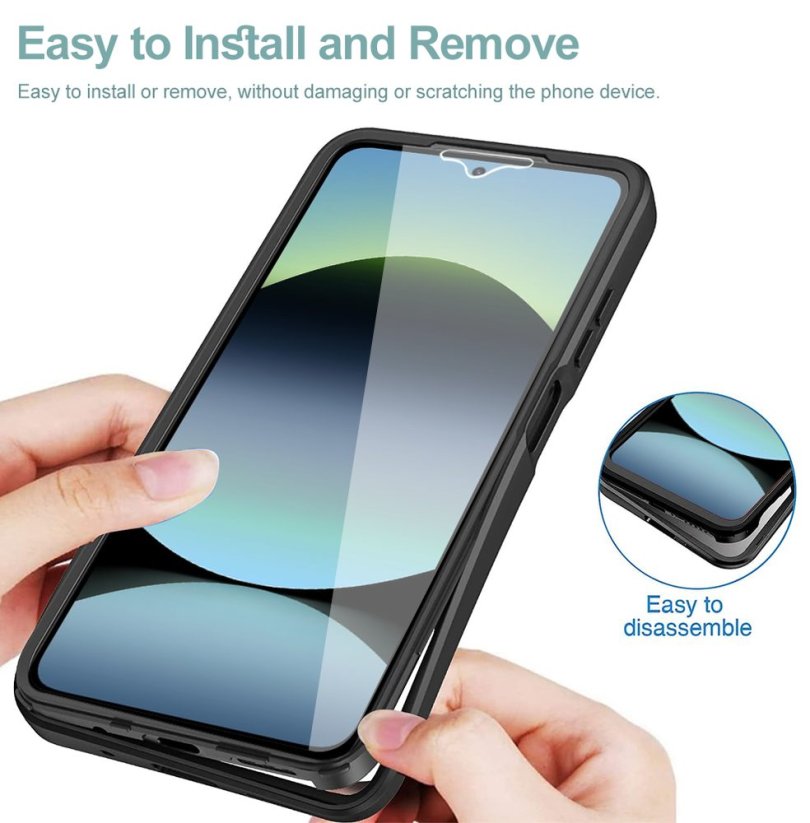 JP Defense colorful obal, Xiaomi Redmi Note 14 5G, červený