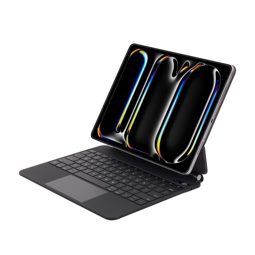 JP Magnetic Keyboard MK01 pouzdro na tablet s displejem, iPad Pro 13 2024 / 2025, černé