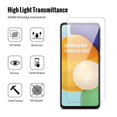 JP Combo pack, Sada 2 tvrzených skel a 2 sklíček na fotoaparát, Samsung Galaxy A52