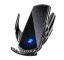 JP Holder with Wireless Charging, Automatic Sensor, and Magnetic Adapters CH01, Qi, 15W, Black