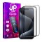 JP 3D Tempered glass with installation frame, iPhone 15 Pro Max, black