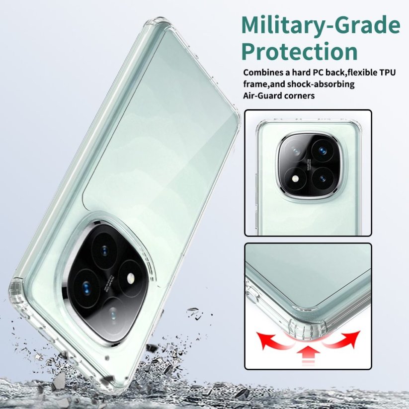 JP Průhledný obal, Xiaomi Redmi Note 14 Pro Plus 5G