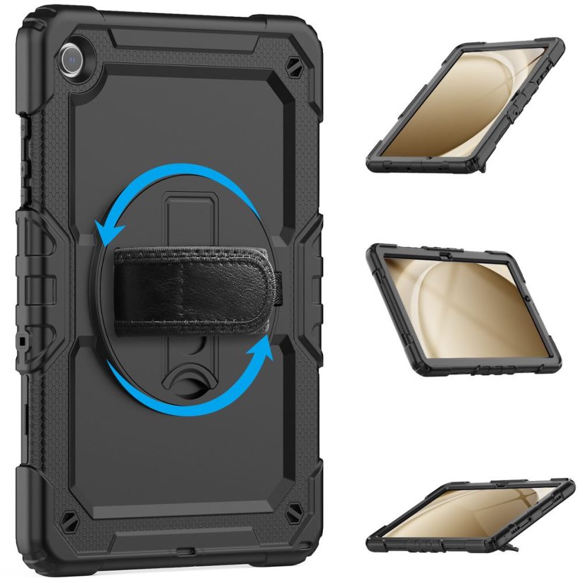 JP Solid360 tablet case, Samsung Tab A9+ 11.0, black