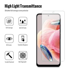 JP Combo Pack, Set of 2 Tempered Glass and 2 Camera Glass, Xiaomi Redmi Note 12 4G