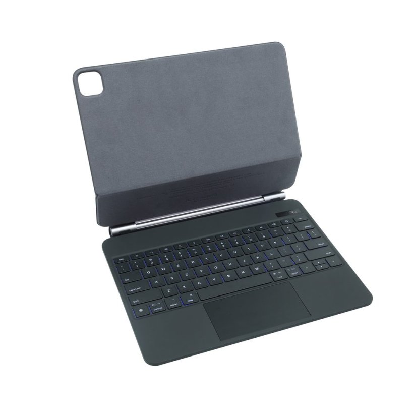 JP Magnetic Keyboard MK01 Tablet Case with Display, iPad Pro 12.9, 2018 / 2020 / 2021 / 2022, iPad Air 13 2024, Black