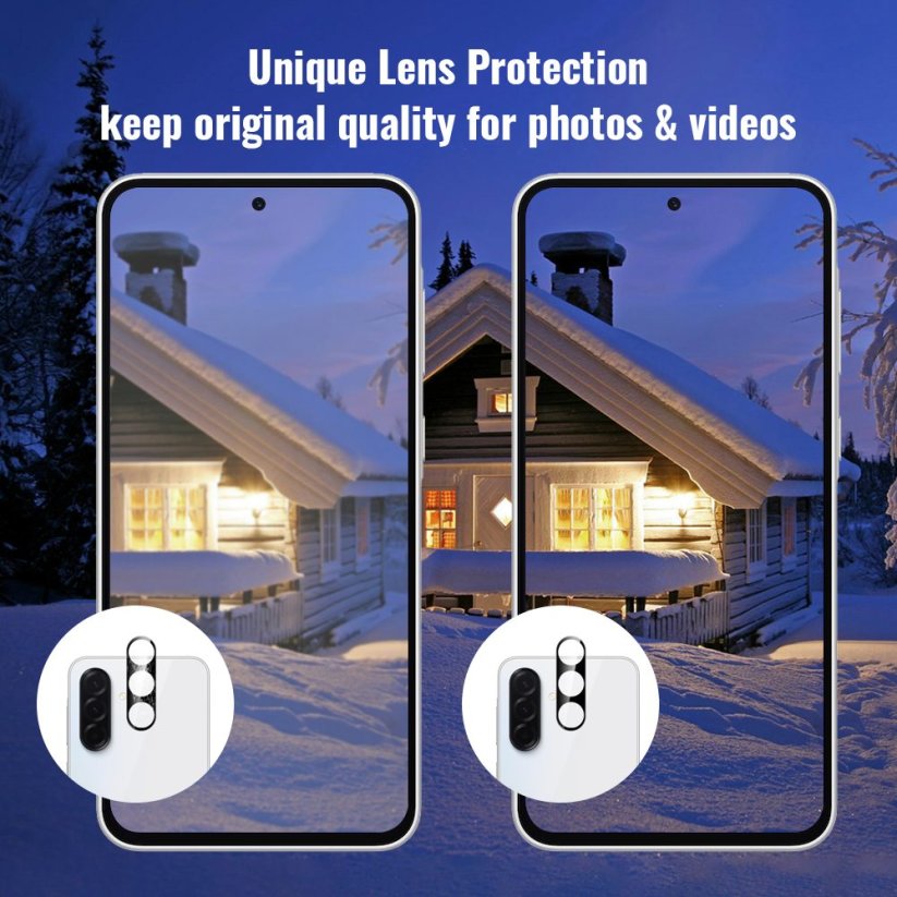 3D Tvrzené sklo pro čočku fotoaparátu (kamery), Samsung Galaxy A57