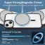 JP MagFit Clear MagSafe case with N52 magnet, iPhone 13 / 14, Blue