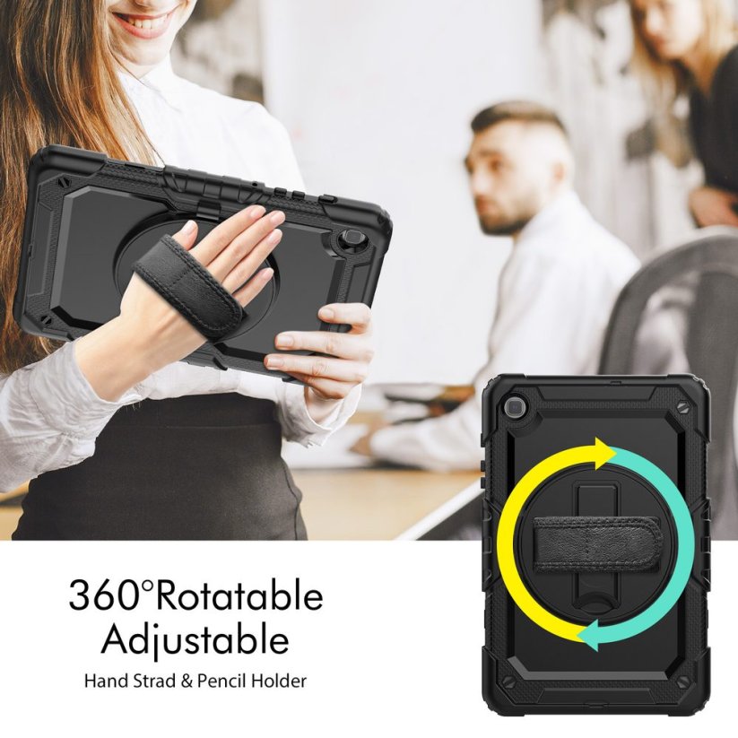 JP Solid360 tablet case, Samsung Tab S6 Lite, black