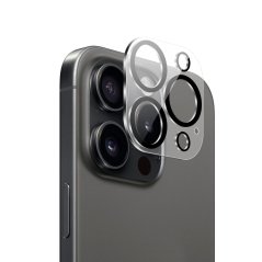 3D Tvrzené sklo pro čočku fotoaparátu (kamery), iPhone 15 Pro / 15 Pro Max