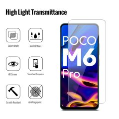 JP Long Pack Tvrzených skel, 3 skla na telefon, Xiaomi Poco M6 Pro