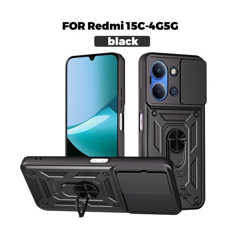 JP CamShield 2, Xiaomi Redmi 15C, černý