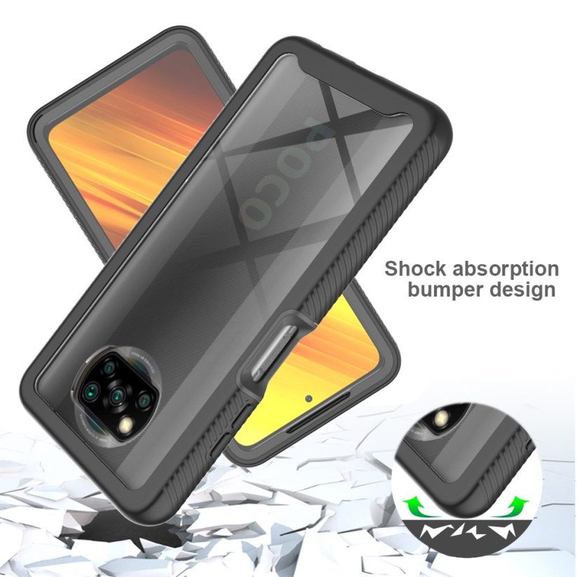 JP Defense360 case, Xiaomi Poco X3, black