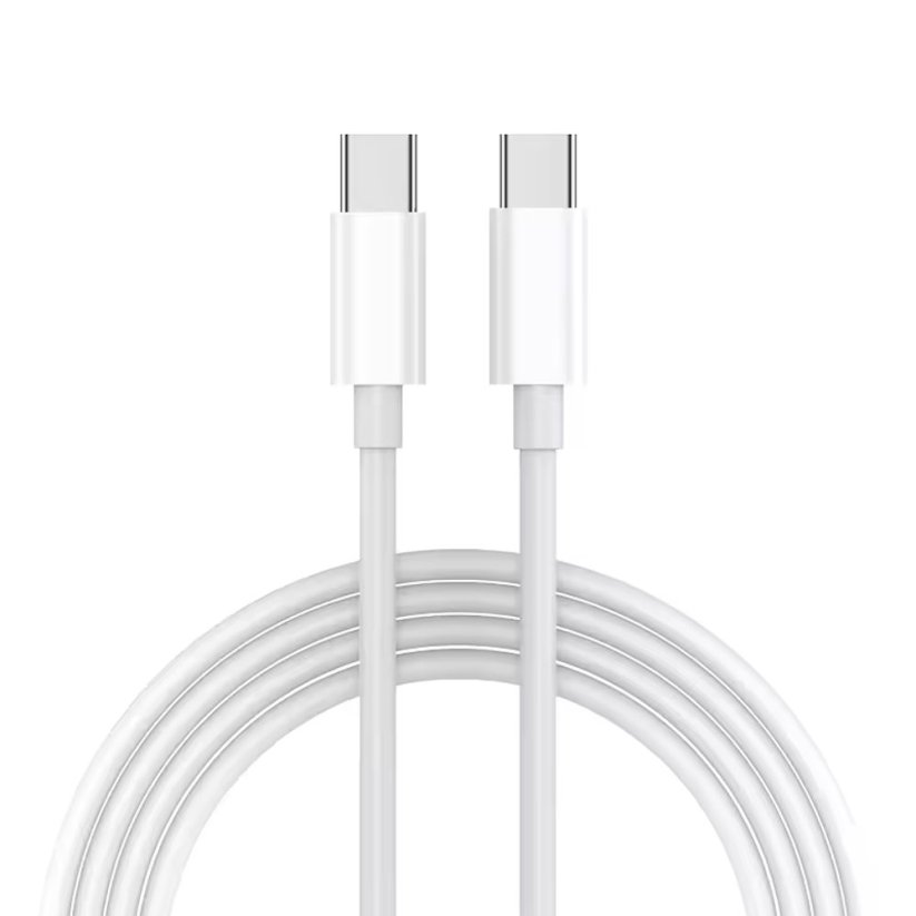JP USB-C to USB-C Cable, PD 60W, QC 4.0, 3A, 480Mb/s, White, 2 Meters