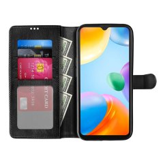 JP Wallet case, Xiaomi Redmi 10C, black
