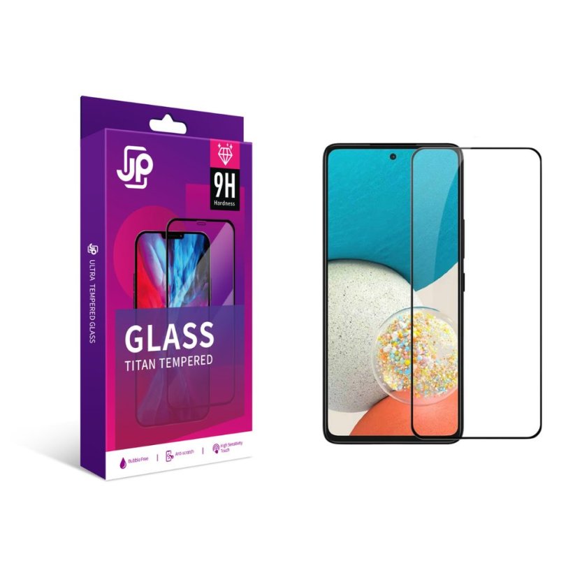 JP Titan extra durable Tempered Glass, Samsung Galaxy A53 5G, Black