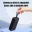 JP Power Bank with 2 Built-in Cables, 30000 mAh, USB-C + Lightning, with LED Light, PD 22,5W, Black