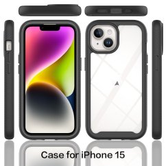 JP Defense360 case, iPhone 15, black