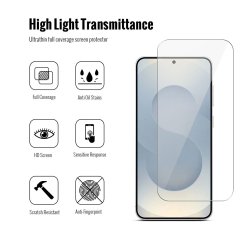 JP Combo pack, Sada 2 tvrzených skel a 2 sklíček na fotoaparát, Samsung Galaxy S25 FE