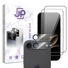 JP Combo pack, Sada 2 tvrzených skel a 2 sklíček na fotoaparát, iPhone Air