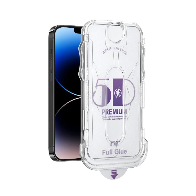 JP DustFree 5D Tempered Glass, iPhone 13 / 13 Pro / 14