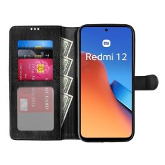 JP Wallet pouzdro, Xiaomi Redmi 12, černé