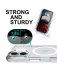 JP MagFit MagSafe Case with 3M SGS Certification, iPhone 16 Plus, Transparent