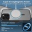JP MagFit Clear MagSafe case with N52 magnet, iPhone 16 Pro Max, Purple