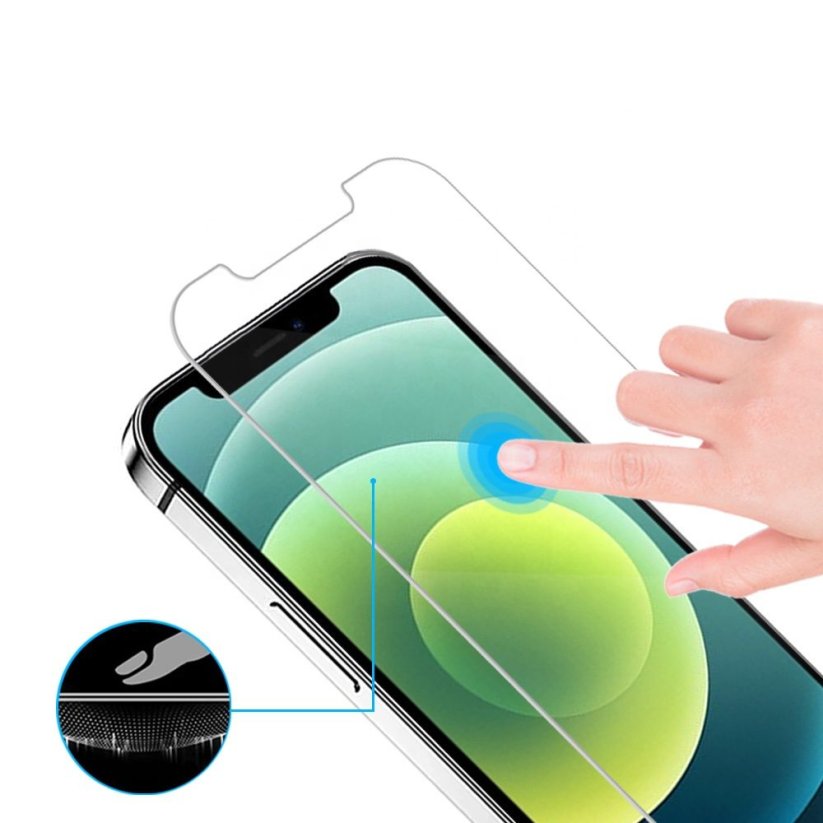 JP All Pack of Tempered Glass, 2 screen protectors + 2 camera glass + 1 back glass, iPhone 12 Pro MAX
