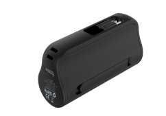 JP Powerbanka PlugOn s integrovaným konektorem pro USB-C a Lightning, 5000 mAh, PD 20W, černá