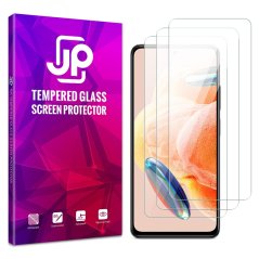 JP Long Pack Tempered Glass, 3 screen protectors, Xiaomi Redmi Note 12 Pro 4G / 5G