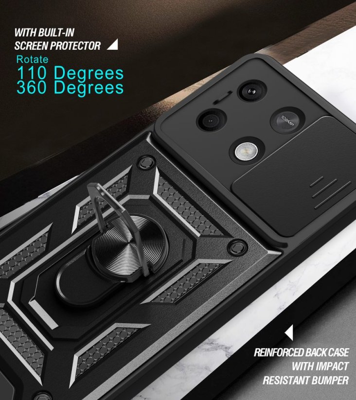 JP CamShield, Xiaomi Redmi Note 13 5G, black