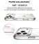 JP MagFit MagSafe obal s 3M SGS certifikátem, iPhone 17 Pro Max, průhledný