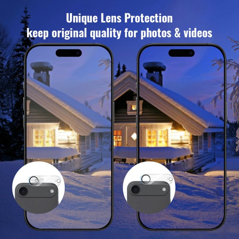 3D Tvrzené sklo pro čočku fotoaparátu (kamery), iPhone Air