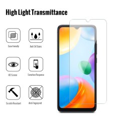 JP Long Pack Tvrzených skel, 3 skla na telefon, Xiaomi Redmi 10C