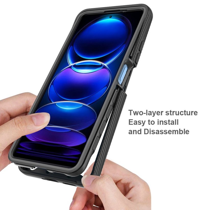 JP Defense360 case, Xiaomi Redmi Note 12 Pro 5G, black