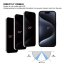 JP Titan Privacy extra durable Tempered Glass, Honor X8b, Black